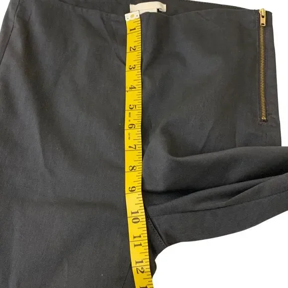 H & M Women Grey Slim fit Pants Side Zip Size 6 - Picture 5 of 8